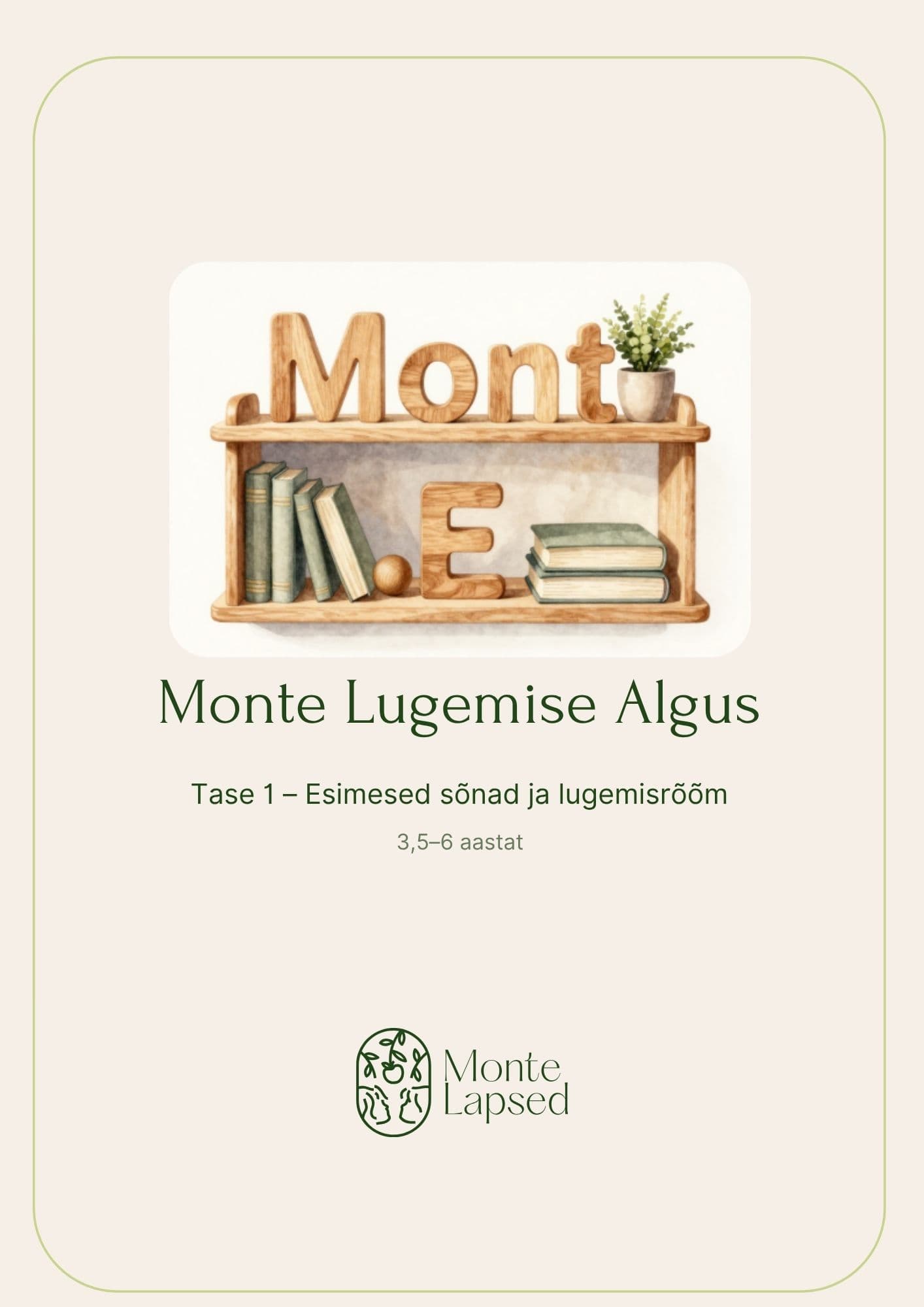 Monte Lugemise Algus – Montessori lugemise stardikomplekt